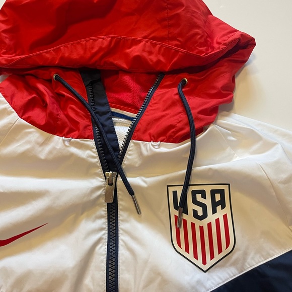 Nike All American Red White & Blue with Stars EXCELLENT Condition Size Sm jacket - Picture 6 of 10